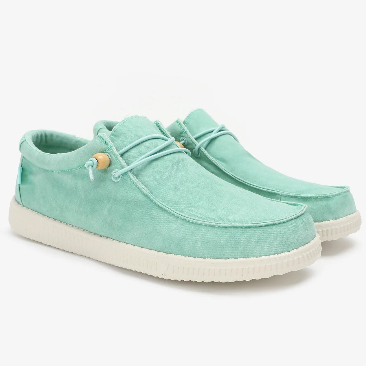 Slipon Pitas unisex 100% cotton green mint