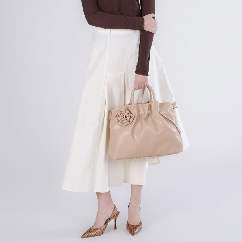 Medium bag CafèNoir woman nude rose insert