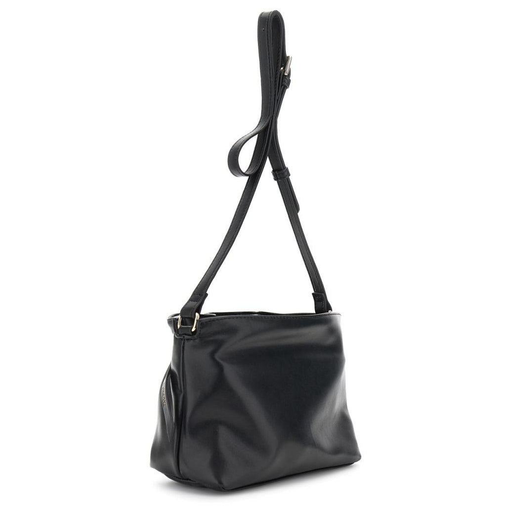 Handbag CafèNoir woman black rose insert