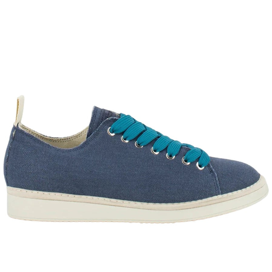 Sneakers Panchic uomo lino blu