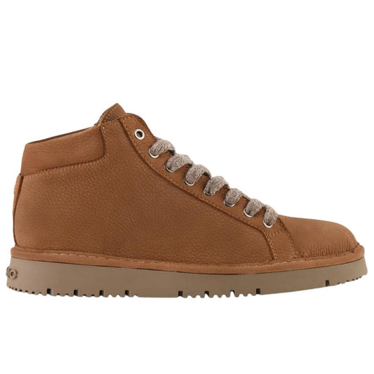 Sneakers Panchic man nubuck leather brown sugar