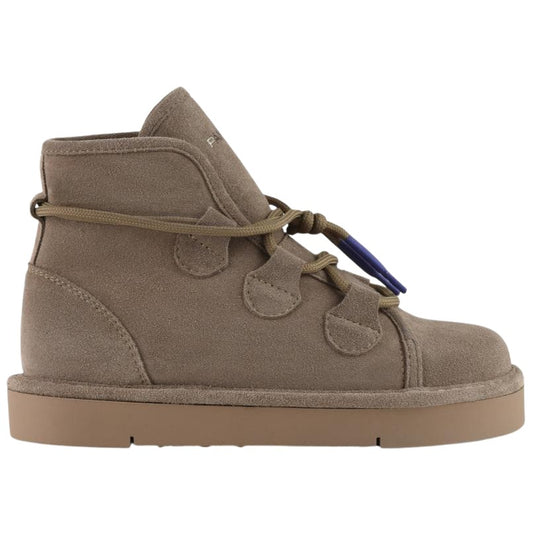 Sneakers Panchic woman walnut suede shearling lining