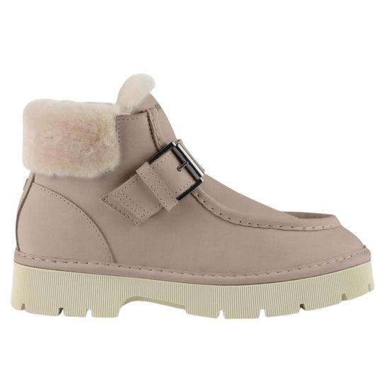 Sneakers Panchic woman ivory nubuck shearling lining